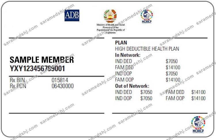 Tajikistan health insurance card